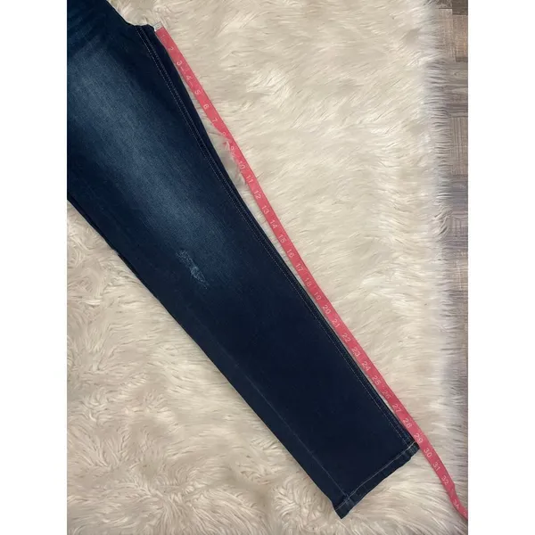 KanCan stretch mid rise skinny jeans minor distressing 11/29 - Image 8