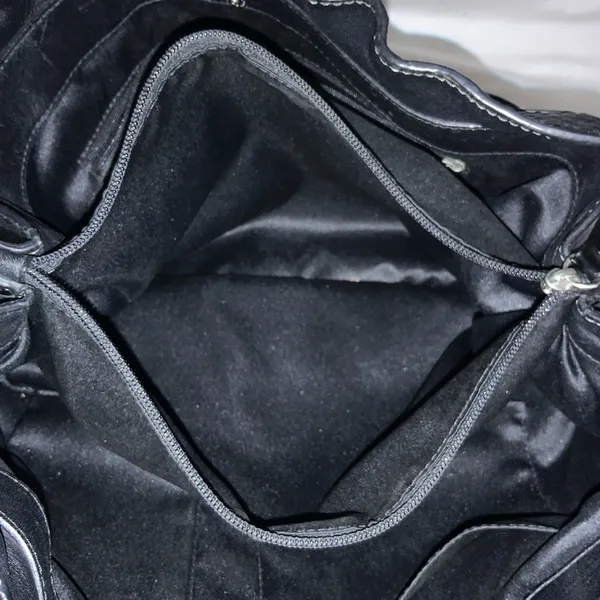 Coach Penelope M0949 F14686 Black Pebble Leather Vintage Satchel Purse - Image 8
