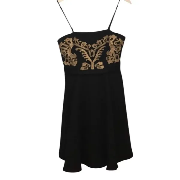 ✨HP✨Contemporary Baroque-Embroidered Fit & Flare Dress✨ - Image 5