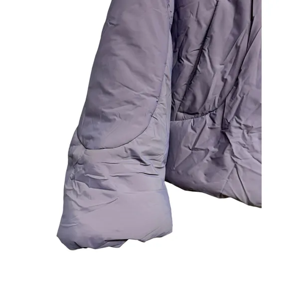 Lululemon Hooded Insulated Wrap Jacket Heathered Light Orbit Women's Size 8‎ - Image 6