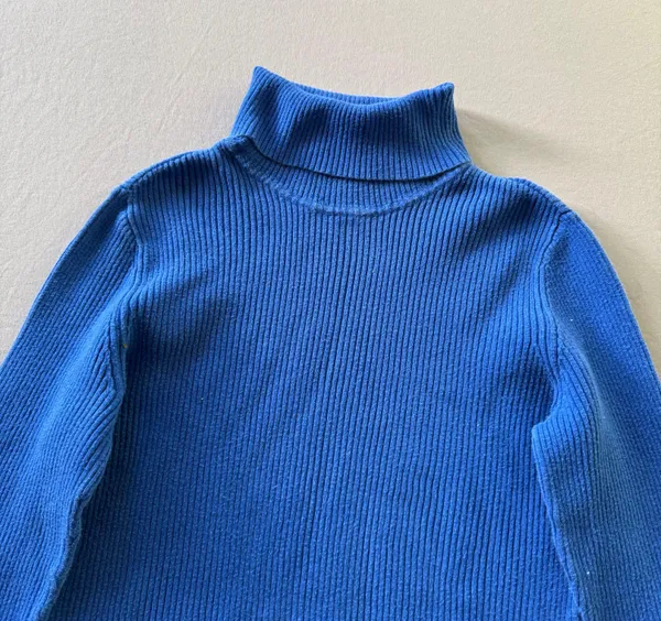 Basic Edition Rib Knit Turtleneck Sweater - Image 3