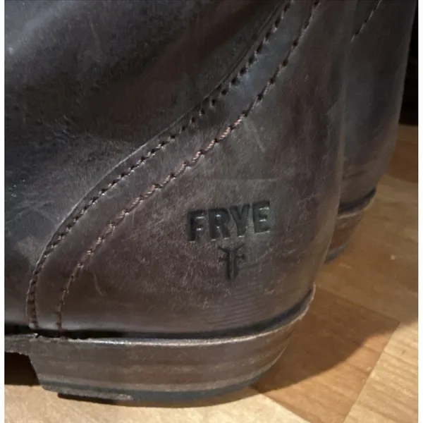 FRYE Goodyear Welt Leather Riding Boots Knee-High 77561 E-09 - Image 11
