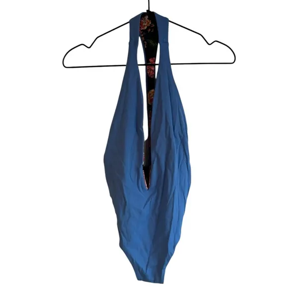 Maaji Reversible Cheeky Cut Plunge One‎ Piece Swimsuit Small - Image 7