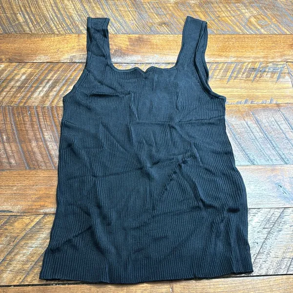Madewell rib squareneck sweater tank - Image 4