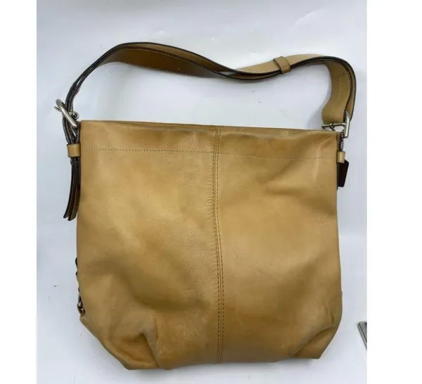 COACH Medium/ Large Leather Tan Shoulder Bag - Image 2