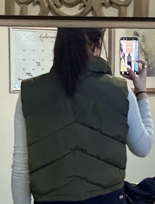 Puffer Vest Green Size M - Image 4