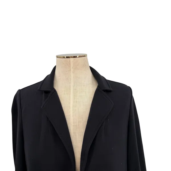 Athleta Eastbound Blazer Black Open Front Stretch Knit Jacket Size‎ 4 - Image 4
