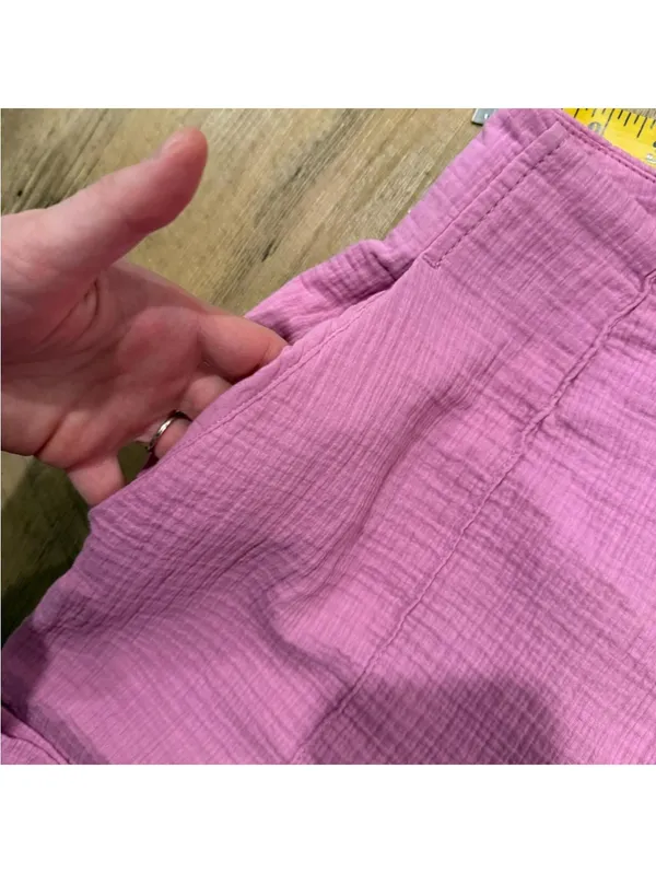 Maeve for Anthropologie Hot Pink Soft Cotton Wide-Leg Pants Women’s 0 - Image 4