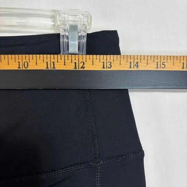 Hypertek High Waisted Pocket Leggings Black Athletic‎ Yoga Workout Gym Medium - Image 8