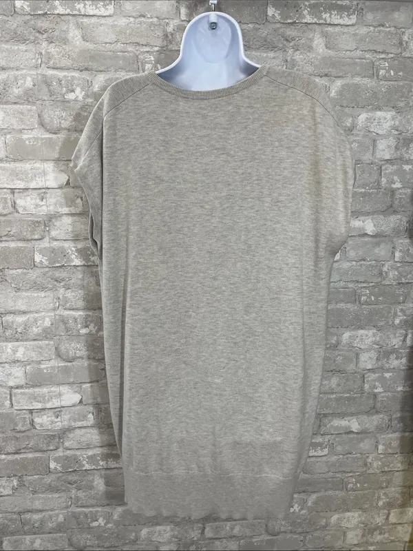 Athleta Intent Cap Sleeve Sweater Tunic/Dress in Heathered Grey - Image 3