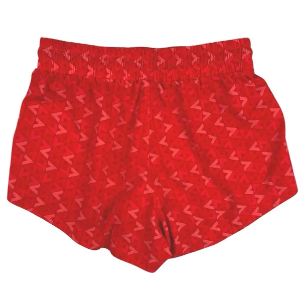 Terez Red Elastic Waist Workout Activewear Gym Running Athletic Sweat Shorts S - Image 2