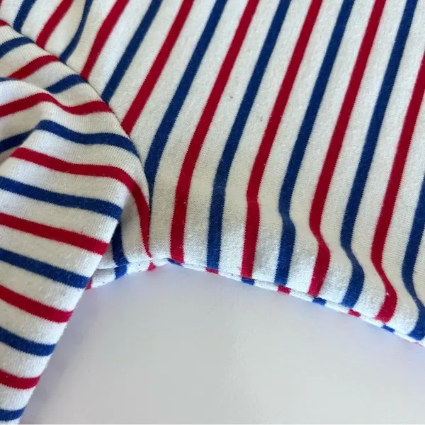 Anthropologie | Deletta‎ Poplin Cuffed Striped Top - Image 11