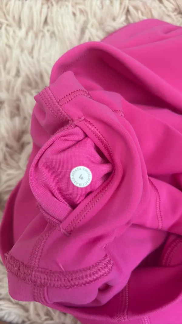 Lululemon Leggings Wunder Under Sonic Pink - Image 4