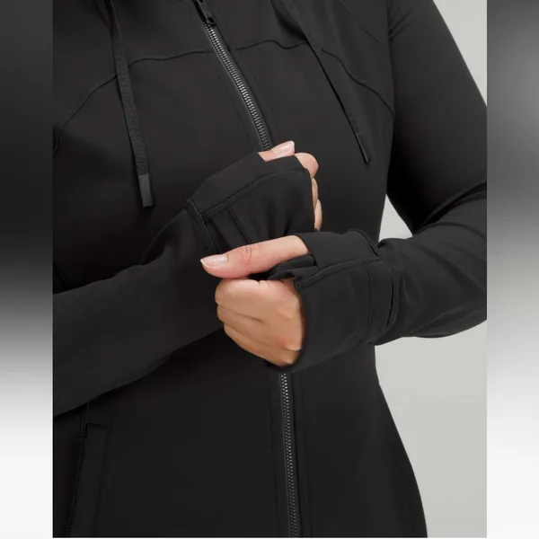 Women’s Lululemon Hooded Define Jacket *Nulu Black Size 4 - Image 4