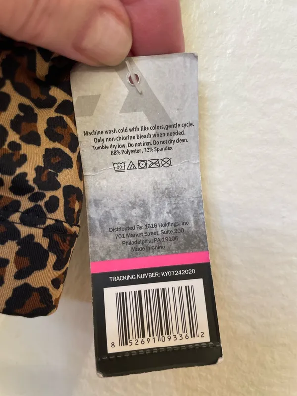 Series 8 Fitness NWT Leopard‎ Print Athletic Sports Bra Size L - Image 4