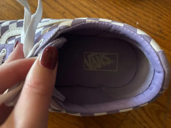 Vans Purple and White Checkered - Image 8