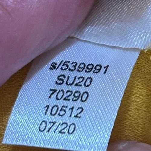 LOFT Outlet Ann Taylor Mustard Yellow Camisole Bow Accent Cami Tank Top Sz S - Image 9