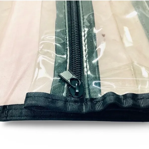 Travel Roll Up Cosmetics Bag with Removable Clear Pouches Hanger - Image 3