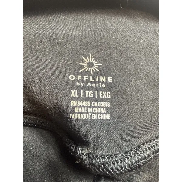 Offline by aerie Black The Hugger Running Athletic Shorts Womens XL‎ - Image 8