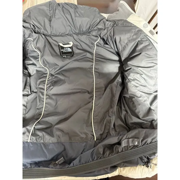 The North Face Tamburello 600 White Puffer Coat Stains M - Image 15