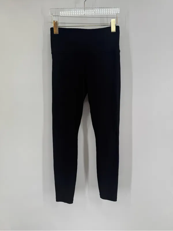 Athleta Women's Size M Elation Rib Tight Leggings black - Image 3