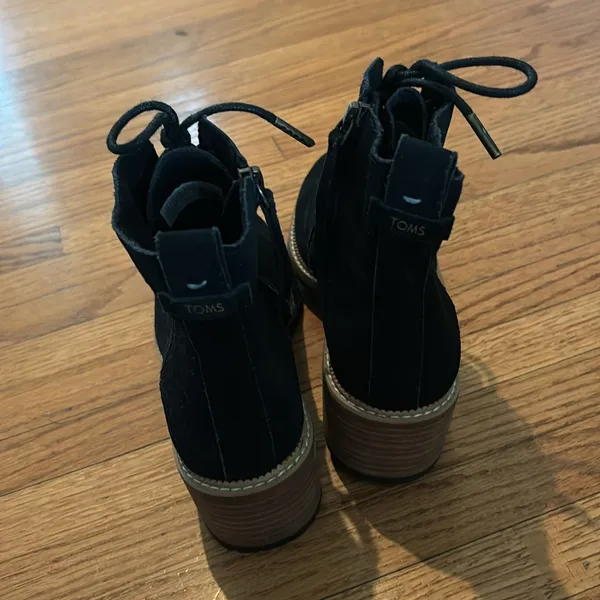 Tom’s Black Booties - Image 2