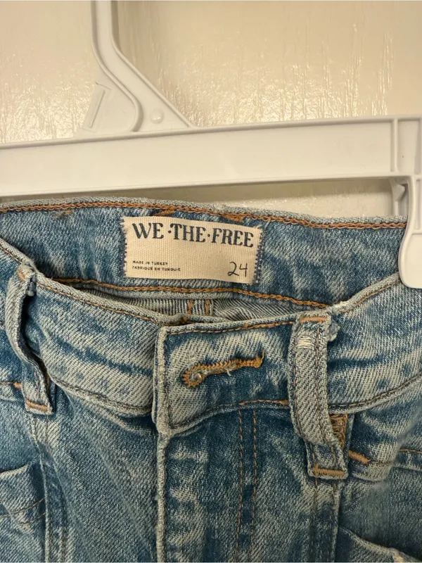 Free People Low Rise Slim Boot Cut Jeans Size 24 - Image 2