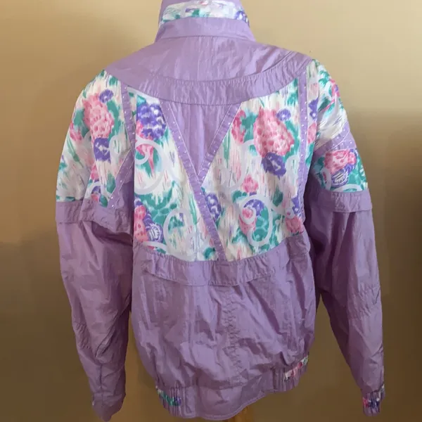 Vintage Giacca Sport‎ jacket size medium Purple - Image 3