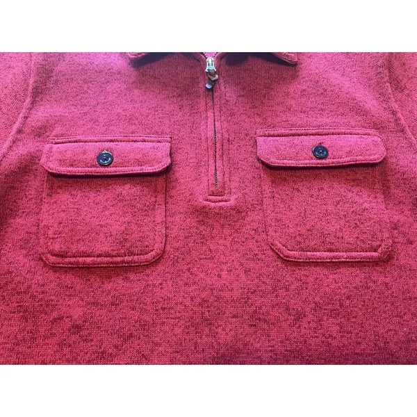 Lands' End Women's‎ Size Medium 1/4 Zip Sweater Classic Preppy Modern - Image 10