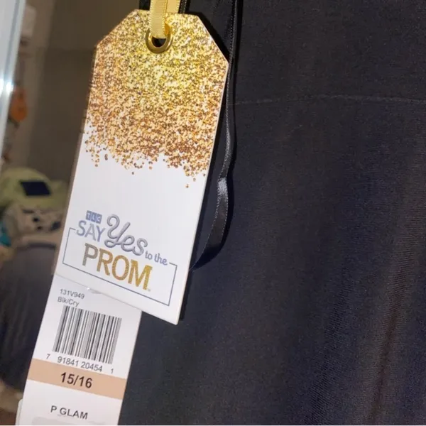 Say Yes To The Prom Embellished Spaghetti Strap Sweetheart Neckline Prom Dress - Image 6