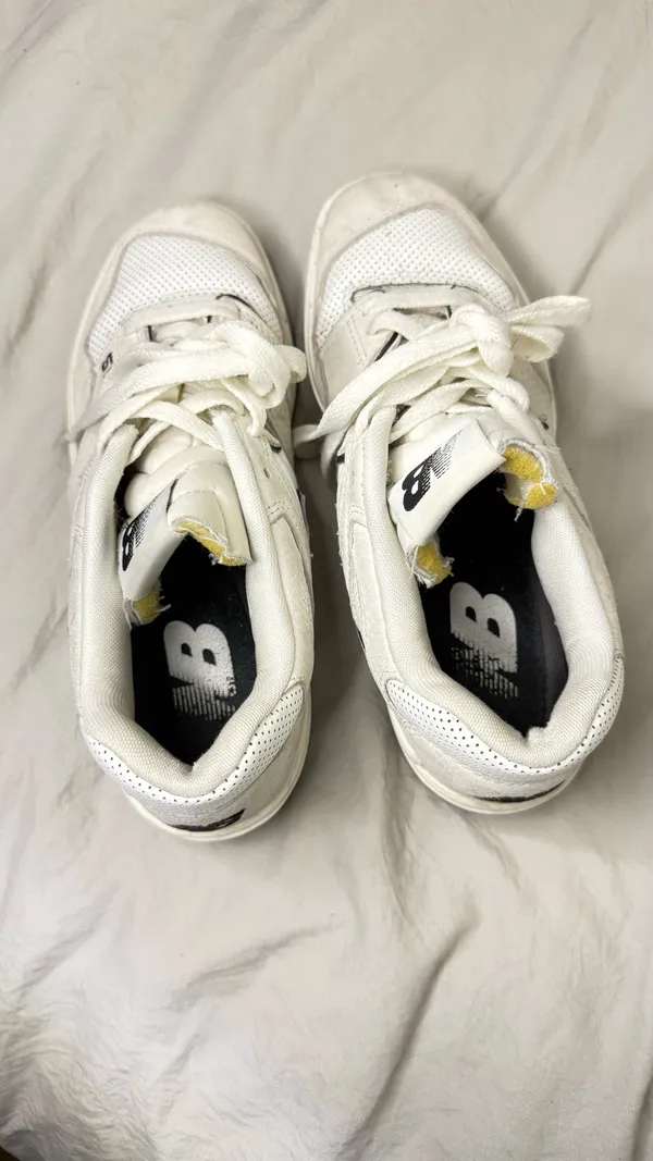 Unisex New Balance 550 PRB White Reflection size Women 7 - Men’s 5.5 - Image 6