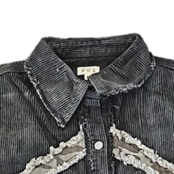 Pol Oversized‎ Corduroy Western top C17 - Image 7