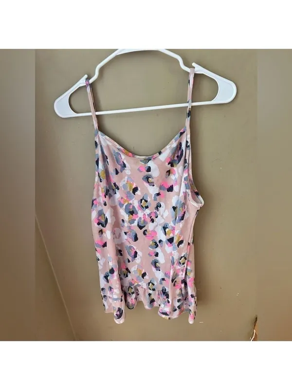 Spots of Neon Ruffled Tank - Image 8