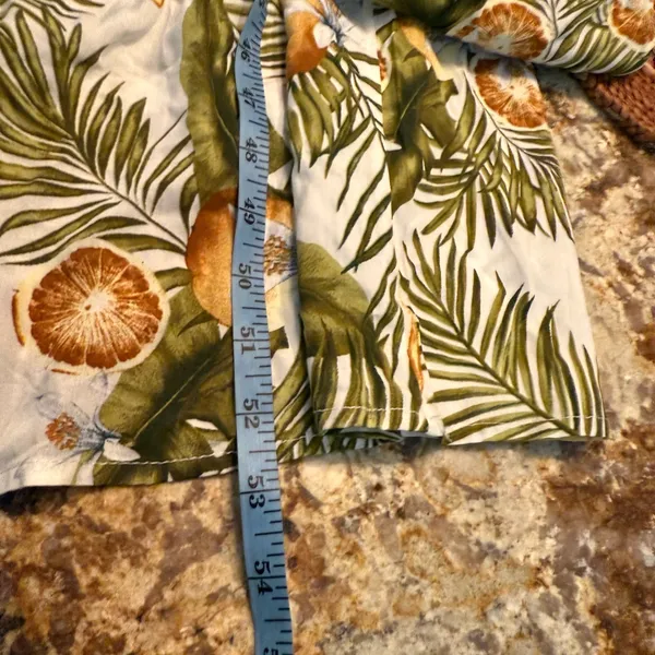 Label Of Love Fruit Novelty All Over Print MIDI Dress M Medium Palm - Image 7