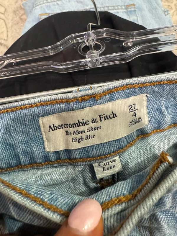 Abercrombie Curve Love Jean Shorts - Image 3
