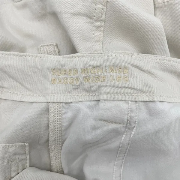 American Eagle Cargo Pants Women 000 Short Baggy Wide‎ Leg Minimal Indie Skater - Image 8