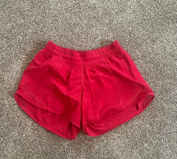 Red Lululemon Hotty Hot Shorts - Image 2