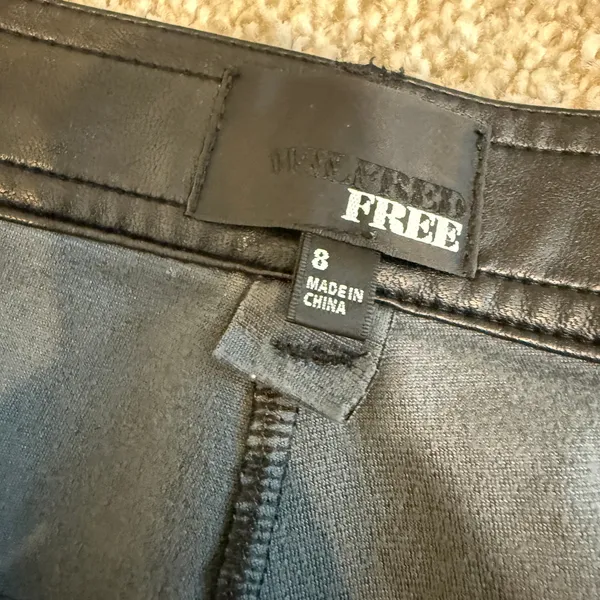 Wilfred Free 8 faux leather high waist skinny pants P2 2374 - Image 5