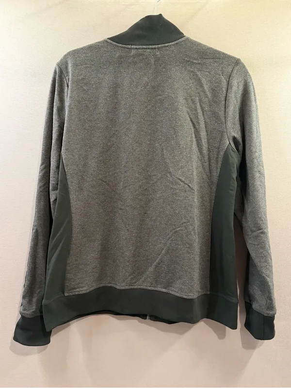 Lauren Ralph Lauren Dark Gray Full-Zip womens Sweater Jacket large activewear - Image 4