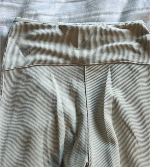 Lululemon Brushed Softstreme Ribbed Zip Flared Pant 32.5"  - Image 5