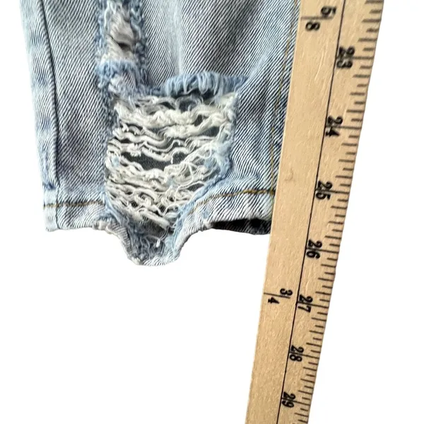 Anthropologie Avec Les‎ Filles Jeans Womens 27 Blue Distressed High Waist Denim - Image 12