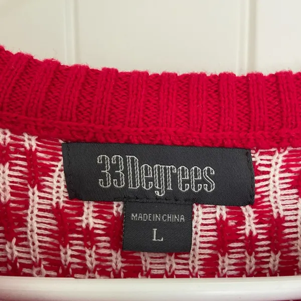 NWT | 33 Degrees men’s llama printed sweater —‎ large - Image 4