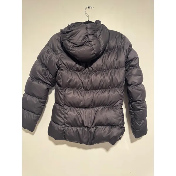 Patagonia Worn Wear Black Down Puffer Jacket Hooded Women Small STY28025FA17 - Image 2