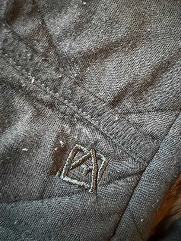Avalanche Black Quilted Jacket Size Large C10 - Image 6