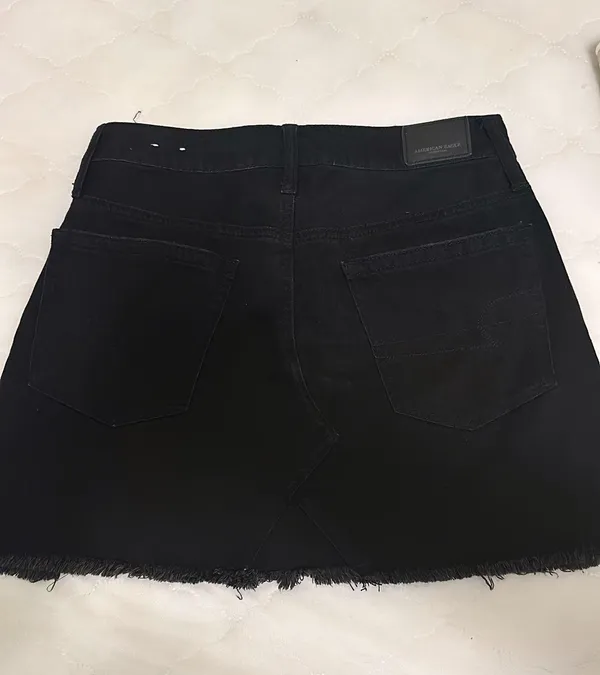 American Eagle Outfitters Ripped Denim Skirt - Image 2