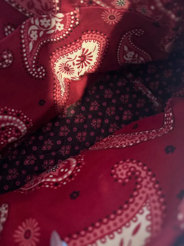 Vera Bradley Red Paisley Bag - Image 5