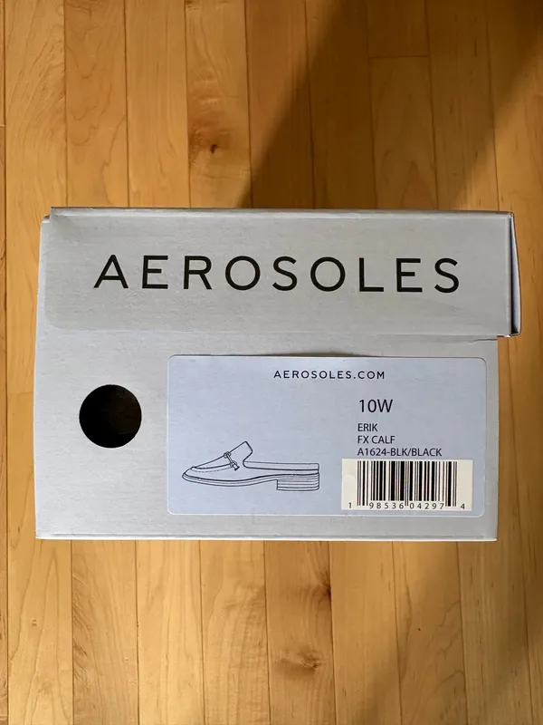 Aerosoles Black Leather Mules Women’s 10 W - Image 3