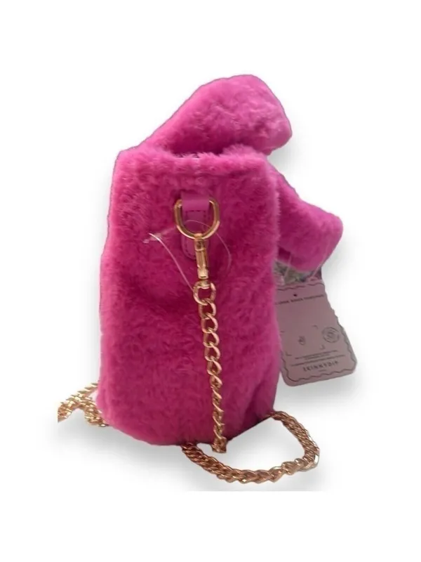 Barbie & Skinnydip London Collaboration Pink Furry Crossbody RARE Purse Bag - Image 7