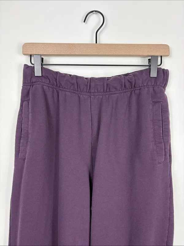 Aerie Jet Setter Joggers Sweatpants Cool Berry Purple Women’s Size Small Cotton - Image 3