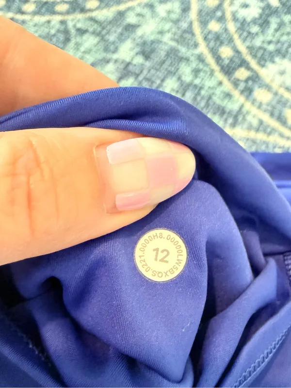 Lululemon Blue High-Waist Athletic Leggings - Image 3